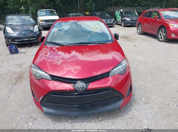 2T1BURHE5KC175967 2019 TOYOTA COROLLA Red Սարքավորումների վահանակի տեսք