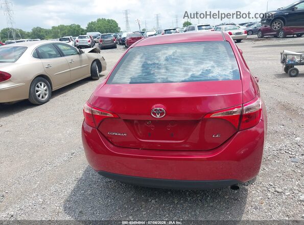 2T1BURHE5KC175967 2019 TOYOTA COROLLA Red 