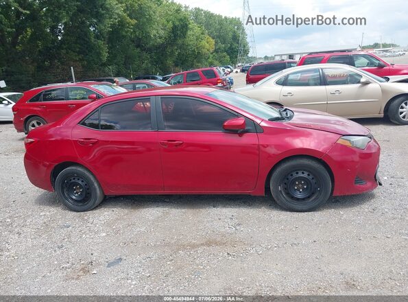 2T1BURHE5KC175967 2019 TOYOTA COROLLA Red Սալոնի հետևի տեսք