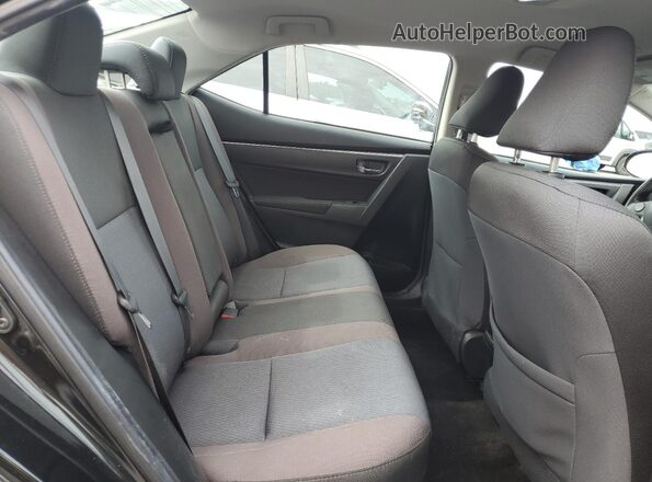 2T1BURHE5KC188766 2019 TOYOTA COROLLA Black Вид задніх сидінь