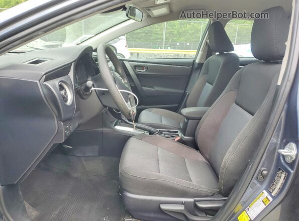 2T1BURHE5KC192297 2019 TOYOTA COROLLA Blue Widok wnętrza z przodu