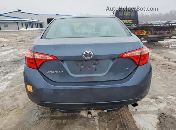 2T1BURHE5KC228568 2019 TOYOTA COROLLA Blue Հետևի տեսք
