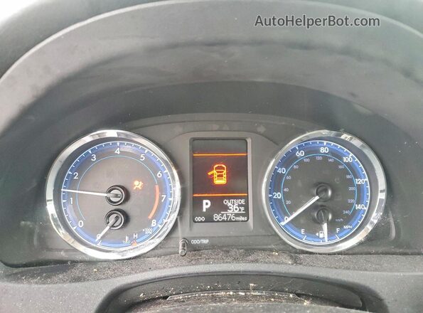 2T1BURHE5KC228568 2019 TOYOTA COROLLA Blue Սարքավորումների վահանակի տեսք