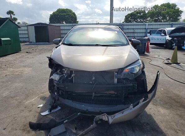 2T1BURHE5KC233284 2019 TOYOTA COROLLA Tan 
