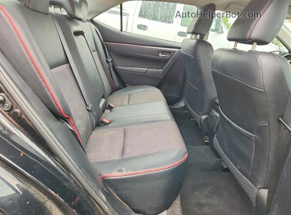 2T1BURHE6GC510743 2016 TOYOTA COROLLA Black Vista de los asientos traseros