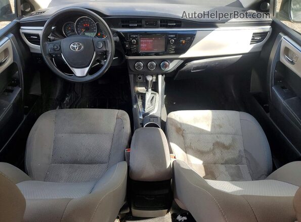 2T1BURHE6GC565886 2016 TOYOTA COROLLA Gray Առջևի վահանակի տեսք