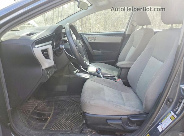 2T1BURHE6GC565886 2016 TOYOTA COROLLA Gray Սալոնի դիմացի տեսք