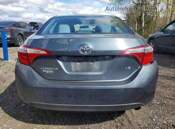 2T1BURHE6GC565886 2016 TOYOTA COROLLA Gray Հետևի տեսք