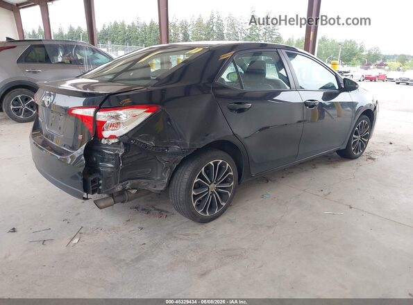 2T1BURHE6GC569033 2016 TOYOTA COROLLA Black Tył prawy