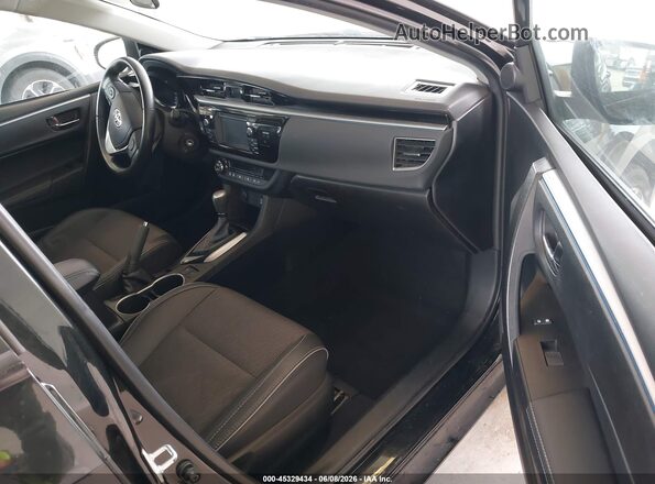 2T1BURHE6GC569033 2016 TOYOTA COROLLA Black Widok wnętrza z przodu