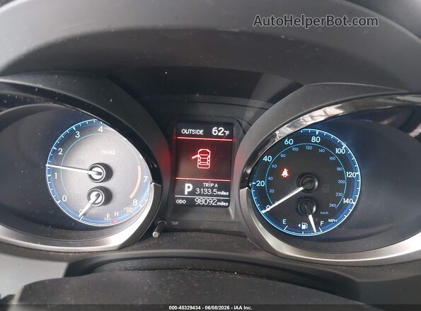 2T1BURHE6GC569033 2016 TOYOTA COROLLA Black Widok tylnych siedzeń