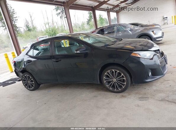 2T1BURHE6GC569033 2016 TOYOTA COROLLA Black Widok wnętrza z tyłu