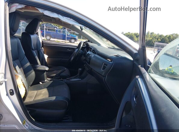 2T1BURHE6GC602693 2016 TOYOTA COROLLA Silver Front interior view