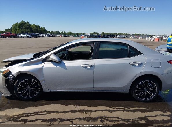 2T1BURHE6GC602693 2016 TOYOTA COROLLA Silver Rear interior view