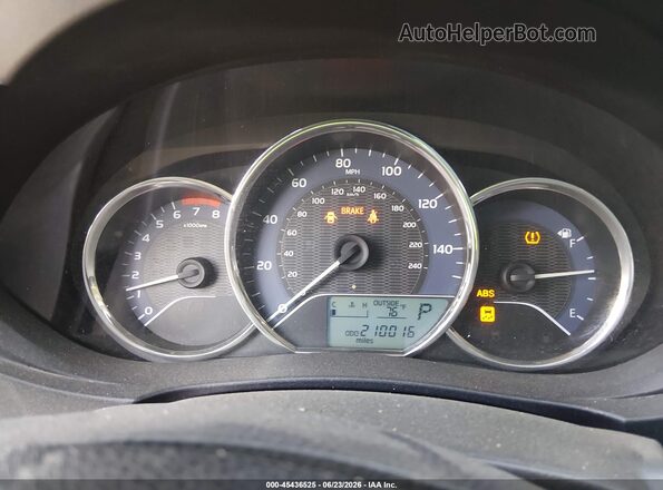 2T1BURHE6GC605206 2016 TOYOTA COROLLA Gray უკანა სავარძლების ხედი