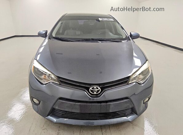 2T1BURHE6GC659489 2016 TOYOTA COROLLA Серебряный Вид спереди