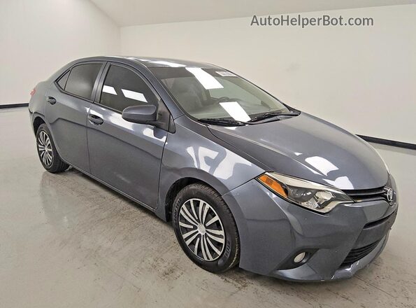2T1BURHE6GC659489 2016 TOYOTA COROLLA Серебряный Передняя правая четверть