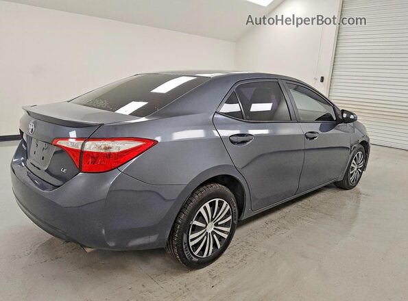 2T1BURHE6GC659489 2016 TOYOTA COROLLA Серебряный Задняя правая четверть