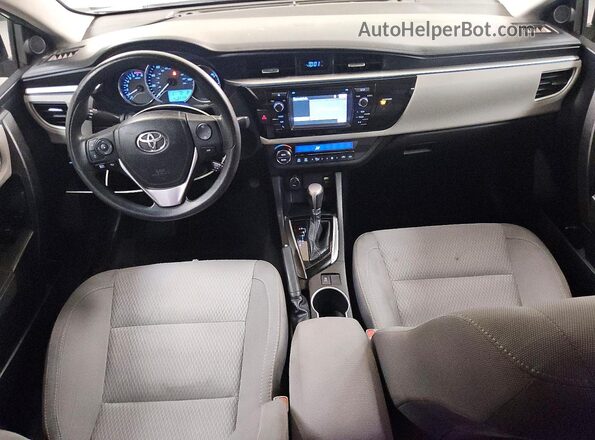 2T1BURHE6GC659489 2016 TOYOTA COROLLA Серебряный Вид панели приборов
