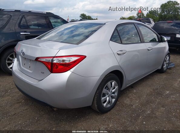 2T1BURHE6GC665437 2016 TOYOTA COROLLA Silver უკანა მარჯვენა