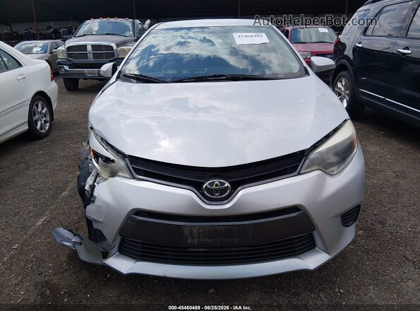 2T1BURHE6GC665437 2016 TOYOTA COROLLA Silver ხელსაწყოთა პანელის ხედი