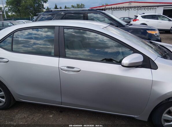 2T1BURHE6GC665437 2016 TOYOTA COROLLA Silver უკანა სალონის ხედი