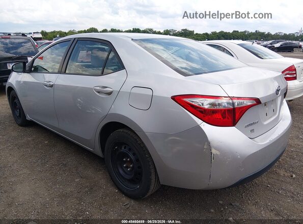 2T1BURHE6GC665437 2016 TOYOTA COROLLA Silver უკანა მარცხენა
