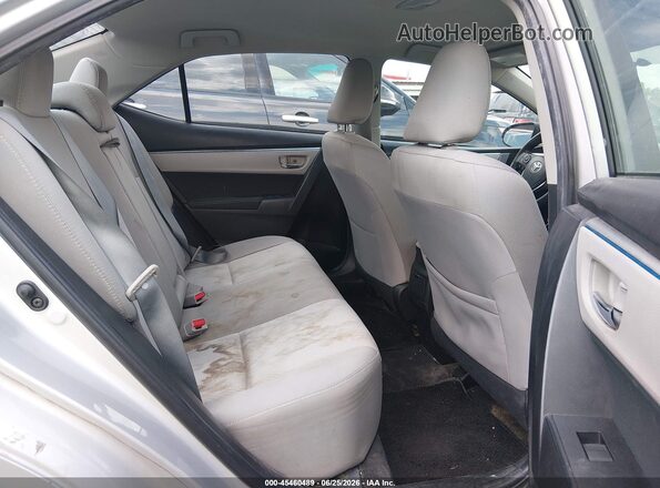 2T1BURHE6GC665437 2016 TOYOTA COROLLA Silver VIN კოდის სტიკერის ხედი