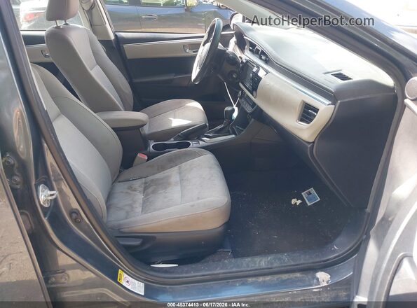 2T1BURHE6GC669794 2016 TOYOTA COROLLA Gray Սալոնի դիմացի տեսք