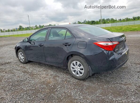 2T1BURHE6GC673005 2016 TOYOTA COROLLA Черный Задняя левая четверть