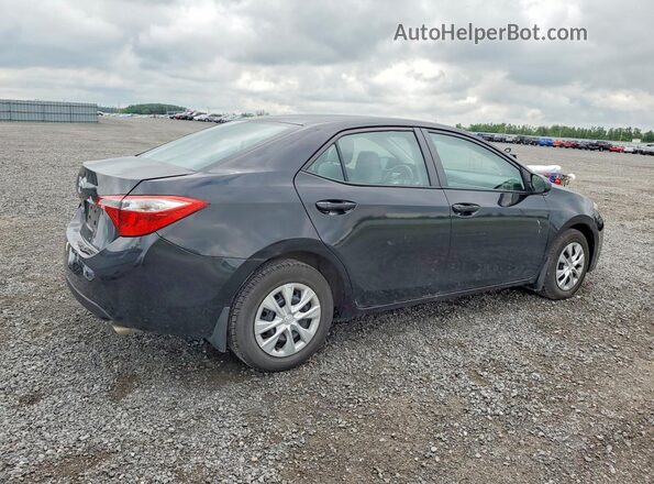 2T1BURHE6GC673005 2016 TOYOTA COROLLA Черный Задняя правая четверть