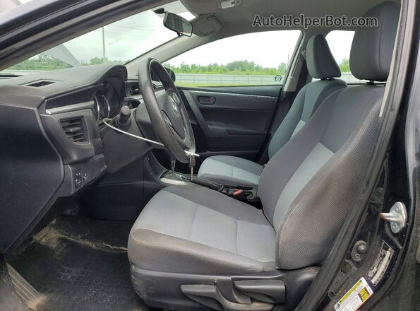 2T1BURHE6GC673005 2016 TOYOTA COROLLA Черный Вид салона спереди