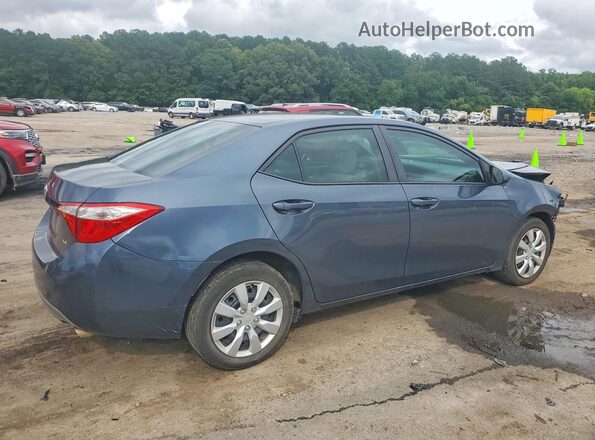 2T1BURHE6GC674414 2016 TOYOTA COROLLA Blue Rear right