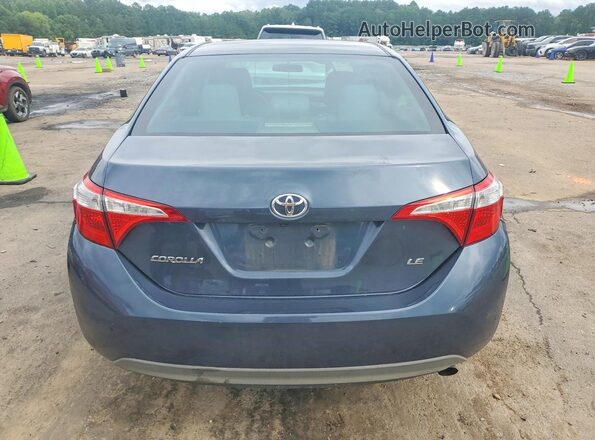 2T1BURHE6GC674414 2016 TOYOTA COROLLA Blue Rear view