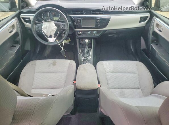 2T1BURHE6GC674414 2016 TOYOTA COROLLA Blue Dashboard view