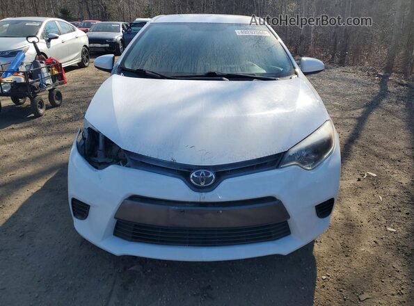 2T1BURHE6GC676812 2016 TOYOTA COROLLA White წინა ხედი