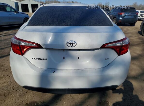 2T1BURHE6GC676812 2016 TOYOTA COROLLA White უკანა ხედი