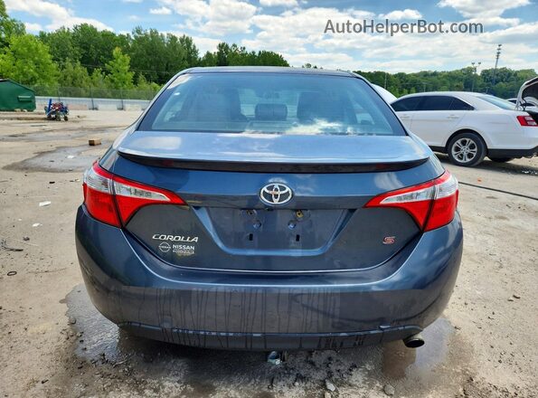 2T1BURHE6GC694761 2016 TOYOTA COROLLA Gray Rear view