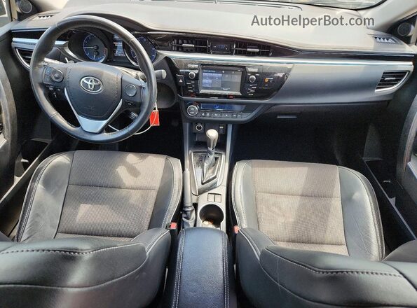 2T1BURHE6GC694761 2016 TOYOTA COROLLA Gray Dashboard view