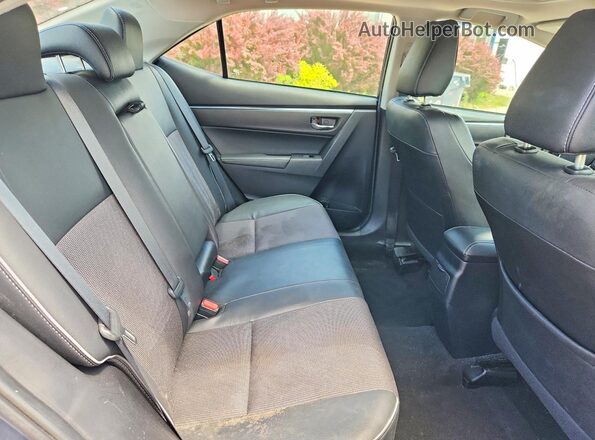 2T1BURHE6GC694761 2016 TOYOTA COROLLA Gray Rear seats view