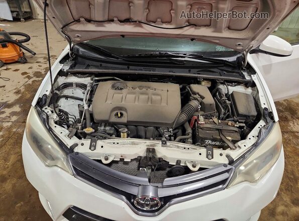 2T1BURHE6GC717827 2016 TOYOTA COROLLA White Вид задньої частини салону
