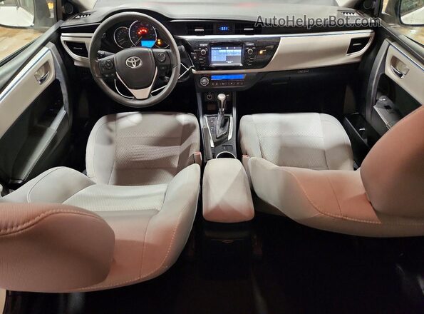 2T1BURHE6GC717827 2016 TOYOTA COROLLA White Вид панелі приладів