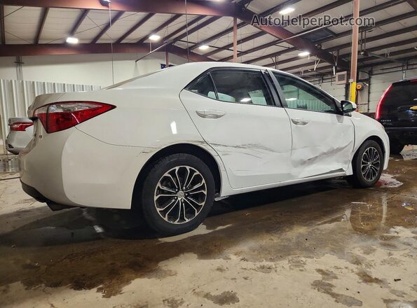 2T1BURHE6GC717827 2016 TOYOTA COROLLA White Задня права чверть
