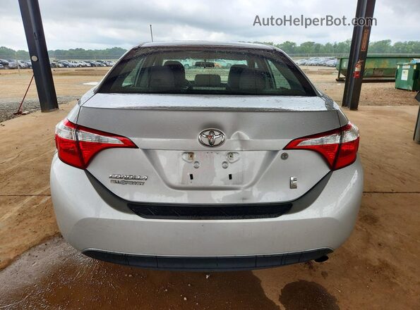 2T1BURHE6GC732442 2016 TOYOTA COROLLA Серебряный Вид сзади