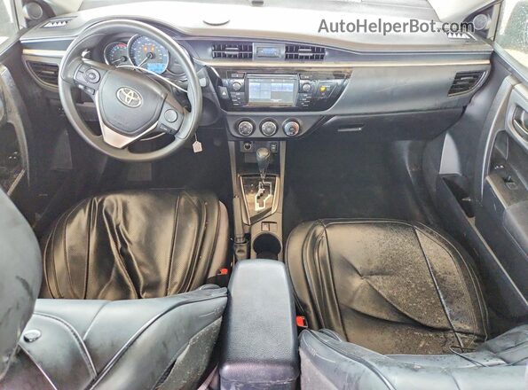 2T1BURHE6GC732442 2016 TOYOTA COROLLA Серебряный Вид панели приборов