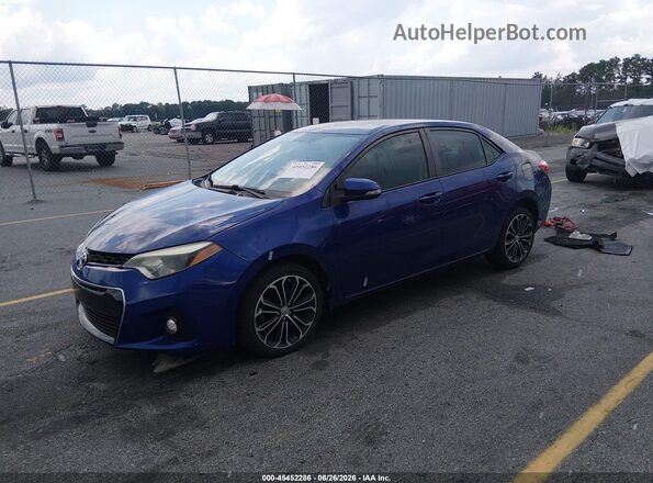 2T1BURHE6GC745644 2016 TOYOTA COROLLA Blue Առջևի ձախ երեք քառորդ տեսարան