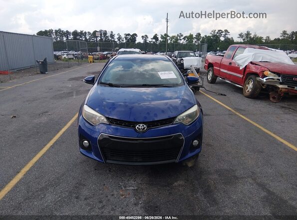 2T1BURHE6GC745644 2016 TOYOTA COROLLA Blue Առջևի վահանակի տեսք