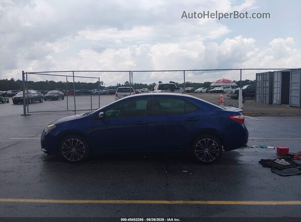 2T1BURHE6GC745644 2016 TOYOTA COROLLA Blue Սալոնի հետևի տեսք