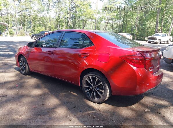2T1BURHE6HC762350 2017 TOYOTA COROLLA Красный Задняя левая четверть