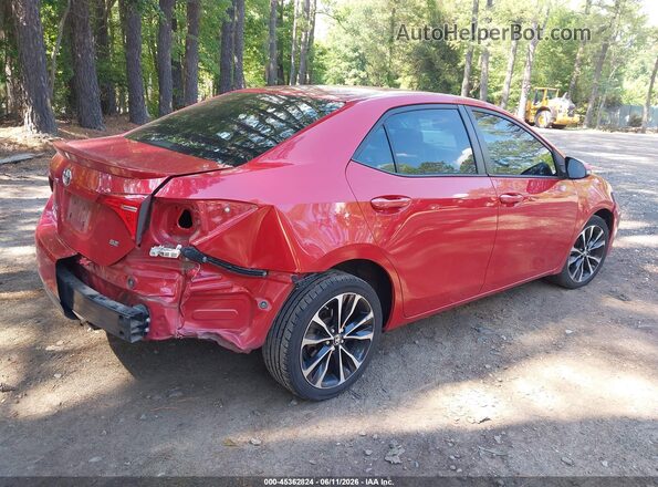 2T1BURHE6HC762350 2017 TOYOTA COROLLA Красный Задняя правая четверть
